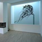 Abstract Jellyfish Extra Large Vinyl Wall Decal..