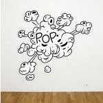 Comics Cloud Of Dust With Pop Vinyl Wall Graphic..