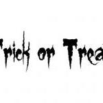 Trick Or Treat Removeable Vinyl Decal For Door..