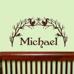 Personalized Woodland Branch Arch With Squirrels..