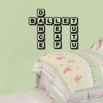 Ballet Dance Scrabble Tile Wall Decal 22154