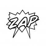 Zap Comics Super Hero Childrens Room Vinyl Wall..
