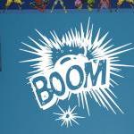 Wall Decal Boom Explosion Comics Vinyl Wall..