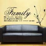 Family Branches Vinyl Wall Decal 22164