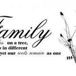 Family Branches Vinyl Wall Decal 22164
