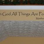 With God All Things Are Possible Matthew19 26..