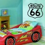 Wall Decal Route 66 Retro Road Sign Vinyl Wall..