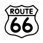 Wall Decal Route 66 Retro Road Sign Vinyl Wall..