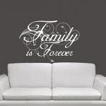 Wall Decal Family Is Forever With Swirl Vines And..