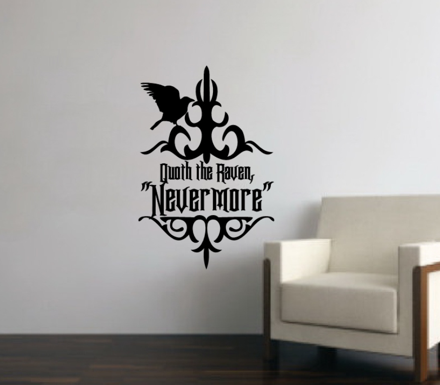 The Raven Nevermore Vinyl Wall Decal 22203