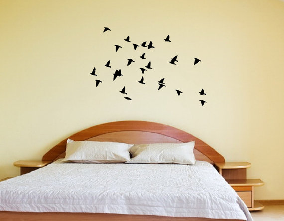 Birds In Flight Vinyl Wall Decal 22163