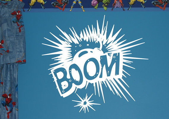 Wall Decal Boom Explosion Comics Vinyl Wall Graphic 22103