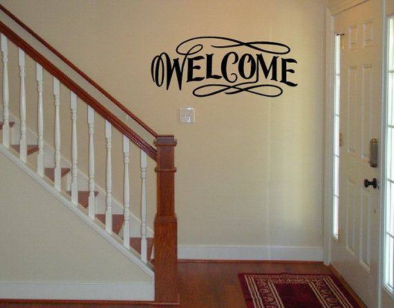 Wall Decal Welcome Vinyl Wall Decal 22069